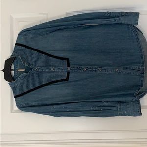 Free People Denim Top